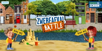 Zwerfafval Battle, de game
